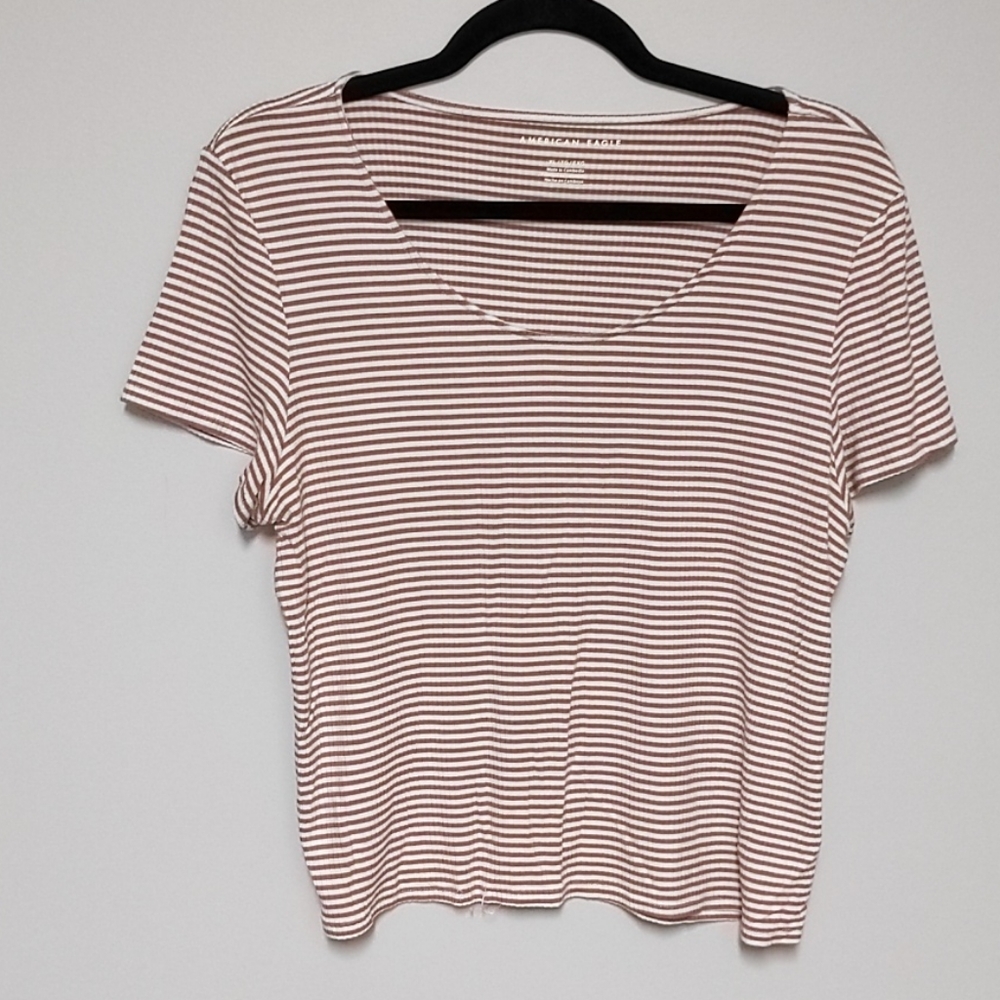 EUC American Eagle Crop Shirt